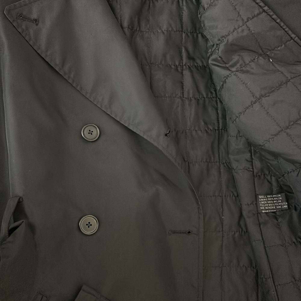 Express Women’s Size Large Solid Black Double Bre… - image 8